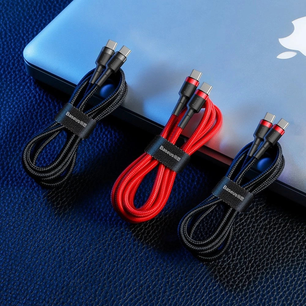 Kabel Baseus CATKLF-H91 USB-C - USB-C PD QC 60W 3A 480Mb/s 2m
