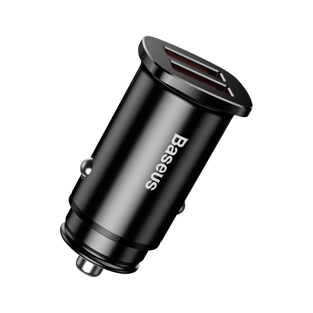 Baseus Square inteligentna ładowarka samochodowa 2x USB QC3.0 Quick Charge – zdjęcie 2