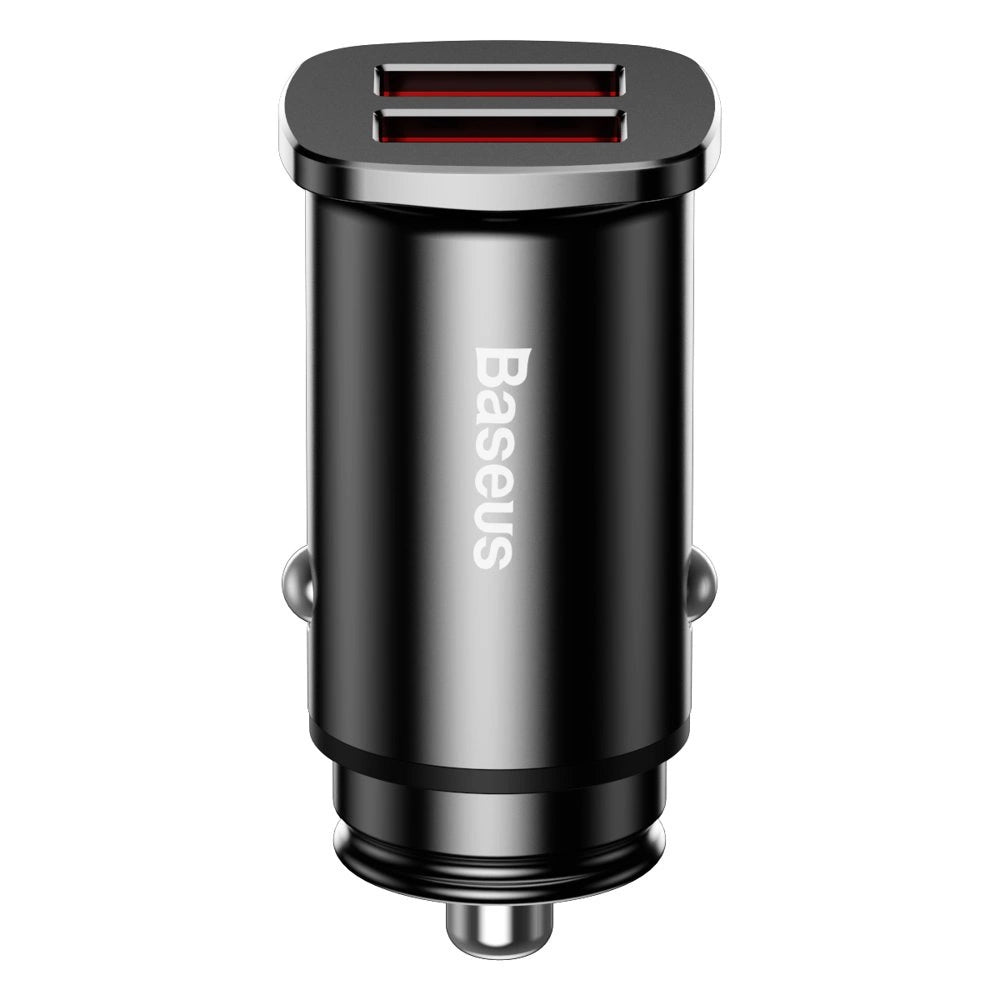 Baseus Square inteligentna ładowarka samochodowa 2x USB QC3.0 Quick Charge – zdjęcie 3