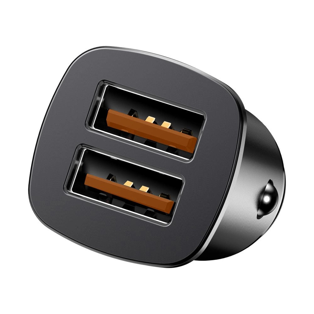 Baseus Square inteligentna ładowarka samochodowa 2x USB QC3.0 Quick Charge – zdjęcie 5