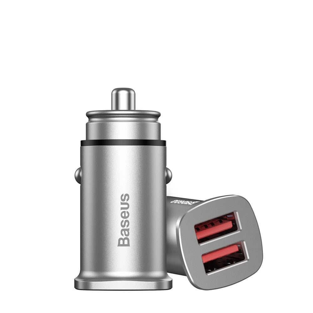 Baseus Square inteligentna ładowarka samochodowa 2x USB QC3.0 Quick Charge – zdjęcie 7