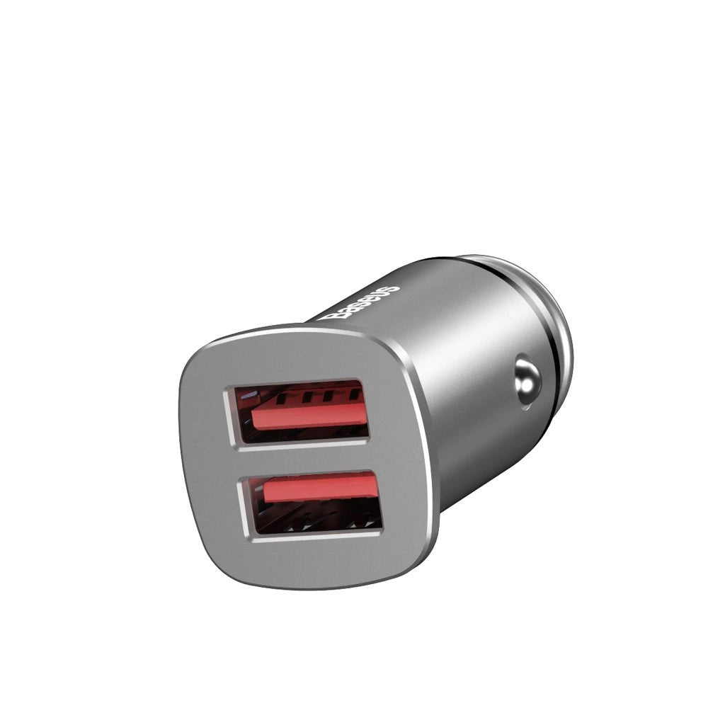 Baseus Square inteligentna ładowarka samochodowa 2x USB QC3.0 Quick Charge – zdjęcie 8