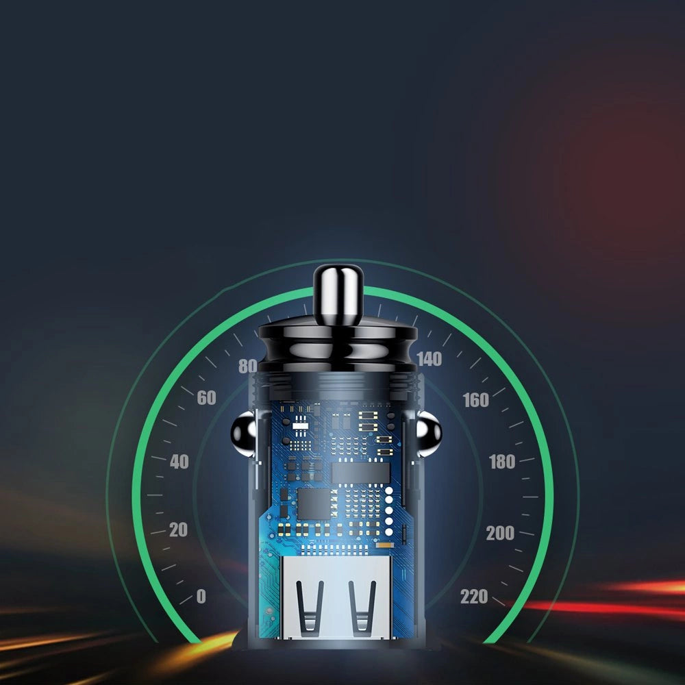 Baseus Circular inteligentna ładowarka samochodowa 2x USB QC3.0 Quick – zdjęcie 11