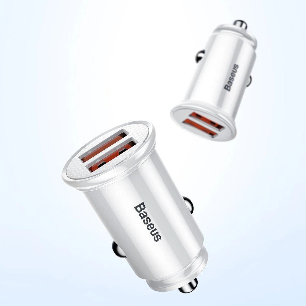 Baseus Circular inteligentna ładowarka samochodowa 2x USB QC3.0 Quick – zdjęcie 14