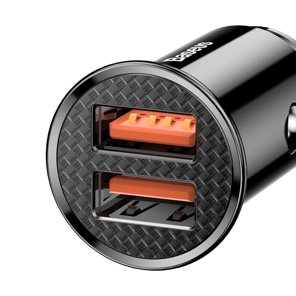 Baseus Circular inteligentna ładowarka samochodowa 2x USB QC3.0 Quick – zdjęcie 5