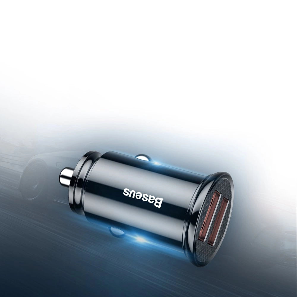 Baseus Circular inteligentna ładowarka samochodowa 2x USB QC3.0 Quick – zdjęcie 9