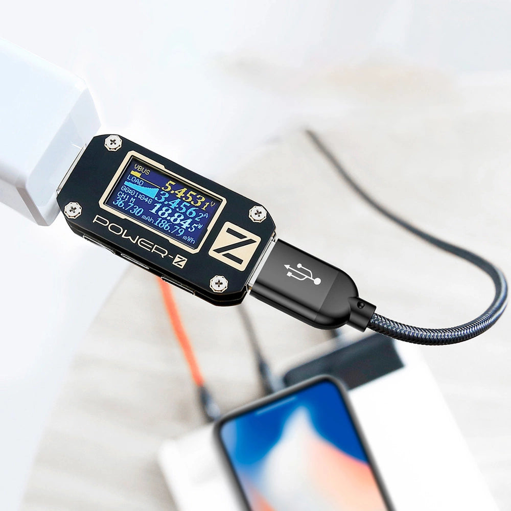 Kabel Baseus Three Primary Colors 3w1 USB-A - micro USB - czarny