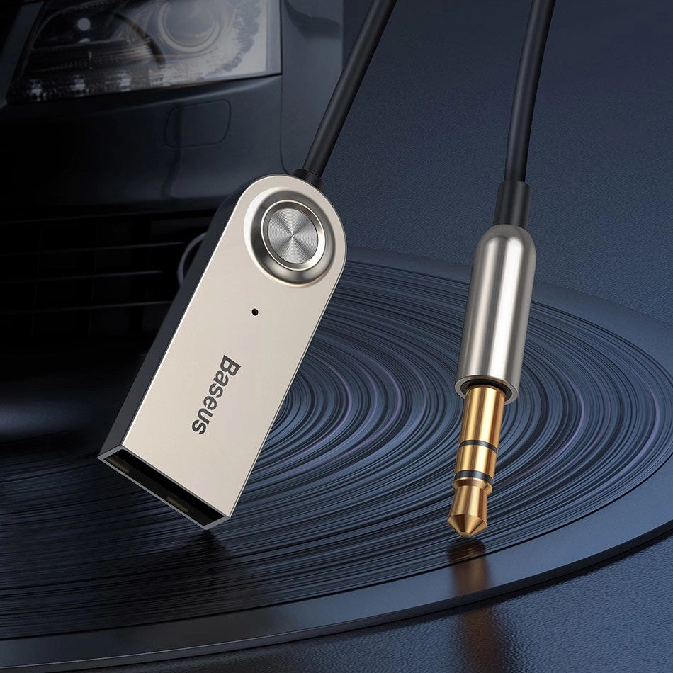 Baseus BA01 odbiornik dźwięku Bluetooth 5.0 kabel adapter audio AUX jack