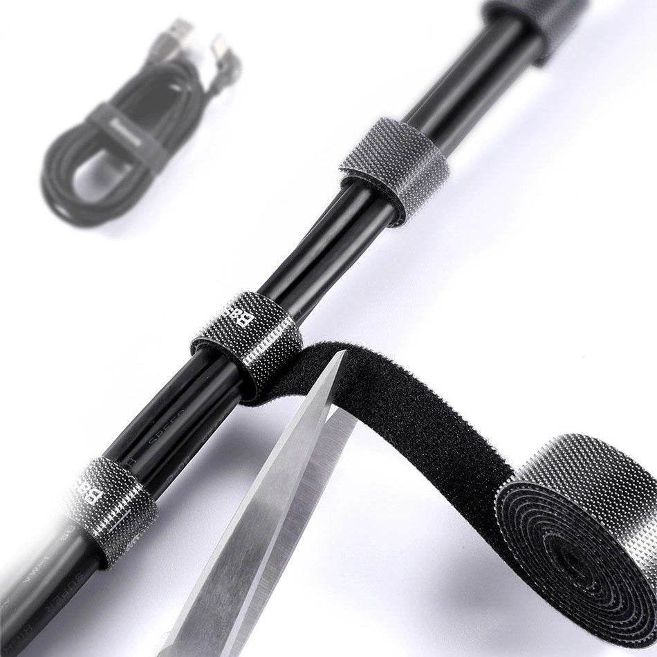 Baseus Rainbow Circle hook and loop Straps - taśma rzepowa rzep organizer