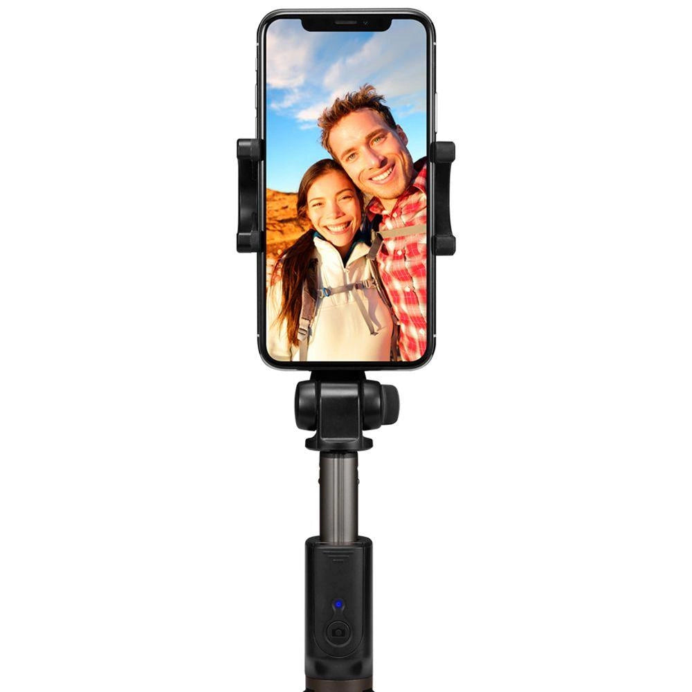 Selfie stick Spigen S540W Bluetooth z tripodem - czarny – zdjęcie 13