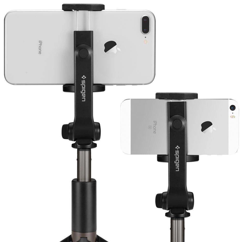 Selfie stick Spigen S540W Bluetooth z tripodem - czarny – zdjęcie 14