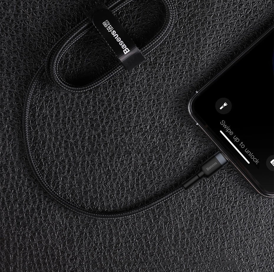 Kabel Baseus CATLKLF-G1 Lightning - USB-C PD QC 18W 480Mb/s 1m