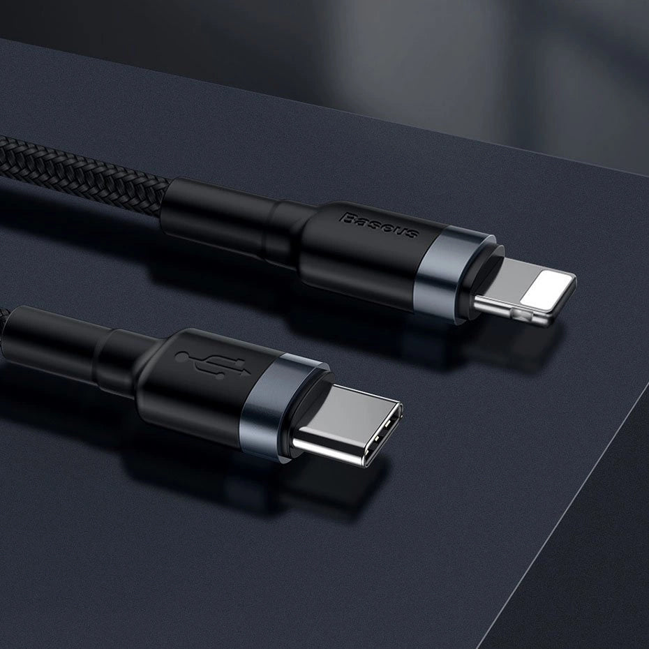 Kabel Baseus CATLKLF-G1 Lightning - USB-C PD QC 18W 480Mb/s 1m