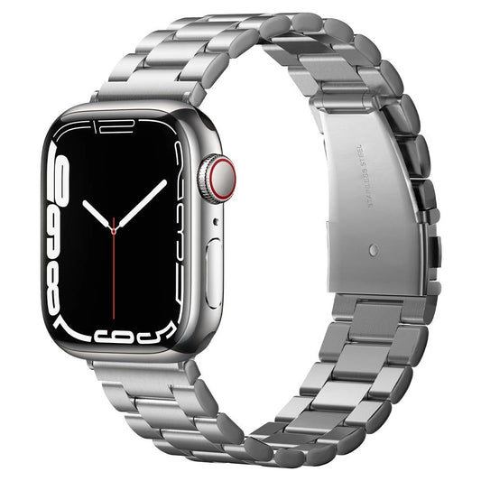 Pasek Spigen Modern Fit Band na Apple Watch 42 / 44 / 45 / 49 mm - srebrny