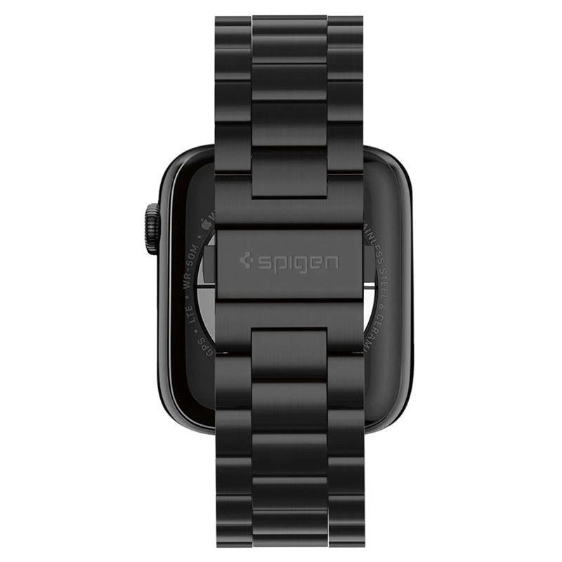 Pasek Spigen Modern Fit Band na Apple Watch 42 / 44 / 45 / 49 mm - czarny – zdjęcie 11