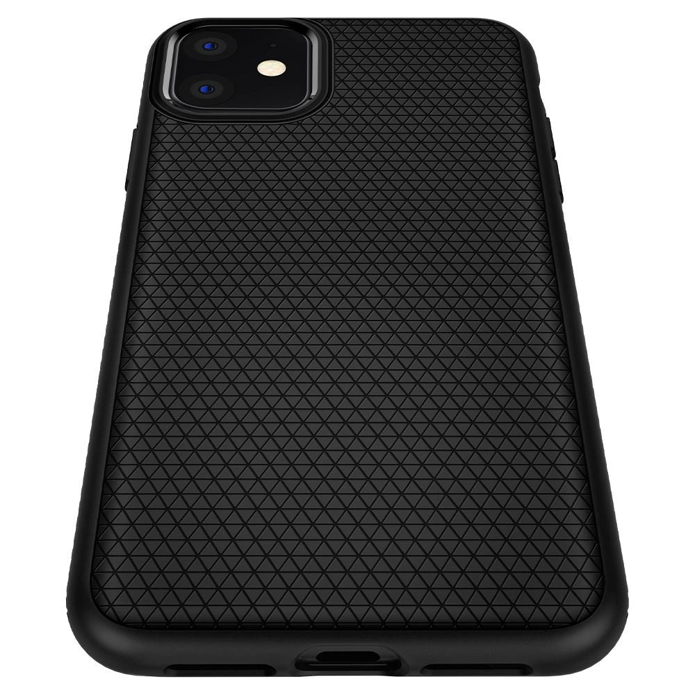 Etui Spigen Liquid Air na iPhone 11 - czarny mat – zdjęcie 12