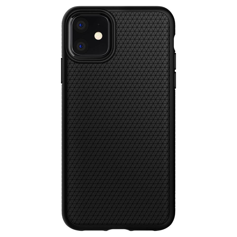 Etui Spigen Liquid Air na iPhone 11 - czarny mat – zdjęcie 3