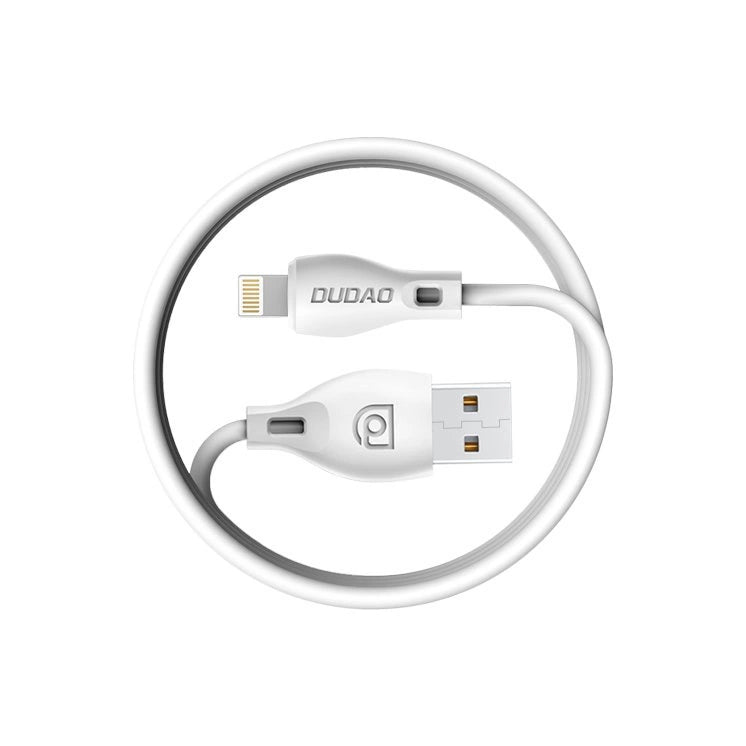 Dudao przewód kabel USB / Lightning 2.4A 1m biały (L4L 1m white) – zdjęcie 11