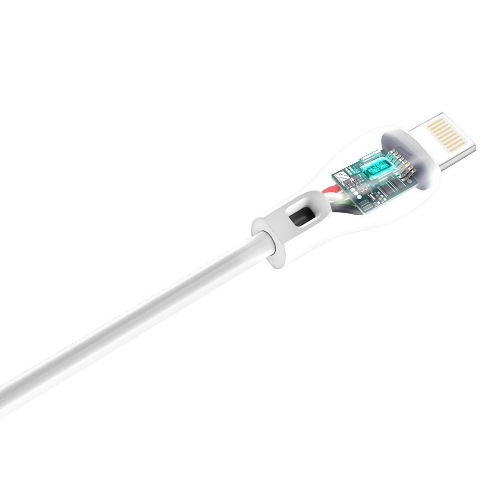 Dudao przewód kabel USB / Lightning 2.4A 1m biały (L4L 1m white) – zdjęcie 3