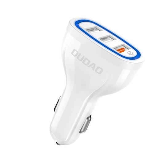 Dudao ładowarka samochodowa szybkie ładowanie Quick Charge 3.0 QC3.0 2.4A
