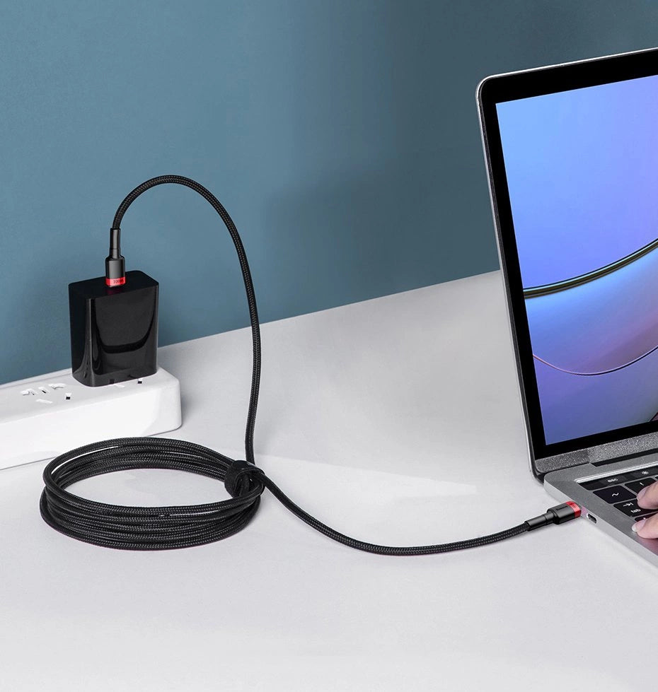 Kabel Baseus CATKLF-AL91 USB-C - USB-C PD QC 100W 5A 480Mb/s 2m – zdjęcie 8