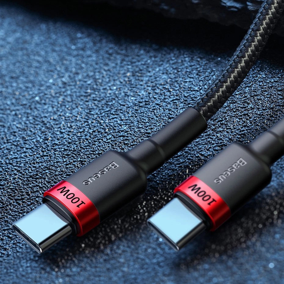 Kabel Baseus CATKLF-AL91 USB-C - USB-C PD QC 100W 5A 480Mb/s 2m – zdjęcie 11