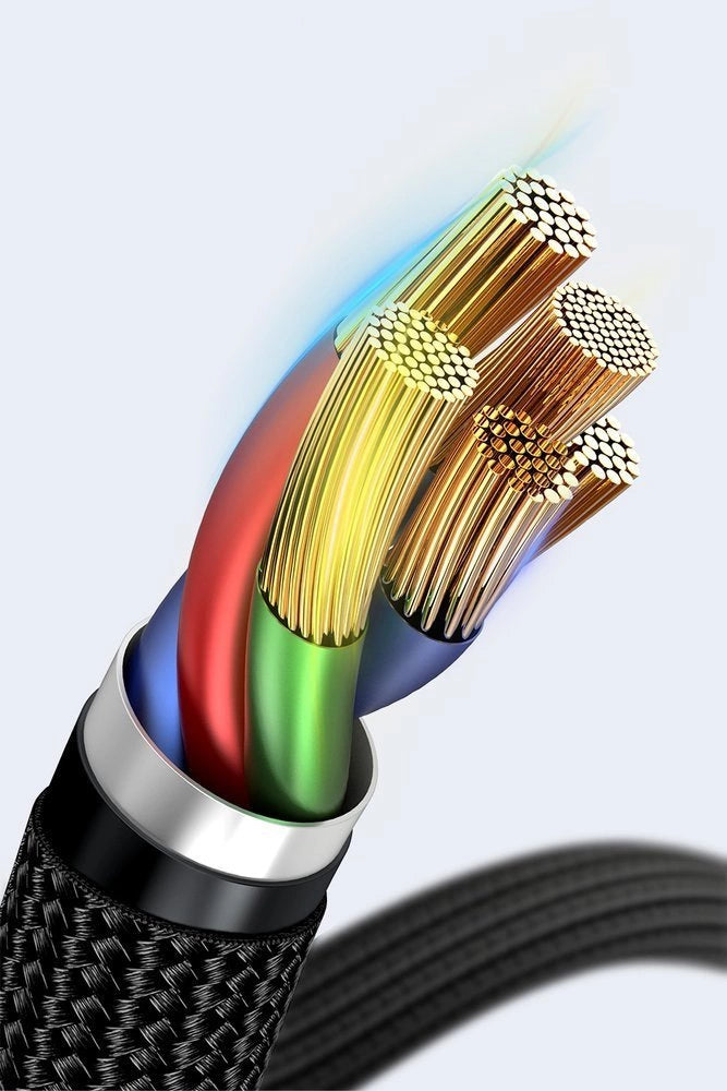 Kabel Baseus CATKLF-AL91 USB-C - USB-C PD QC 100W 5A 480Mb/s 2m – zdjęcie 15