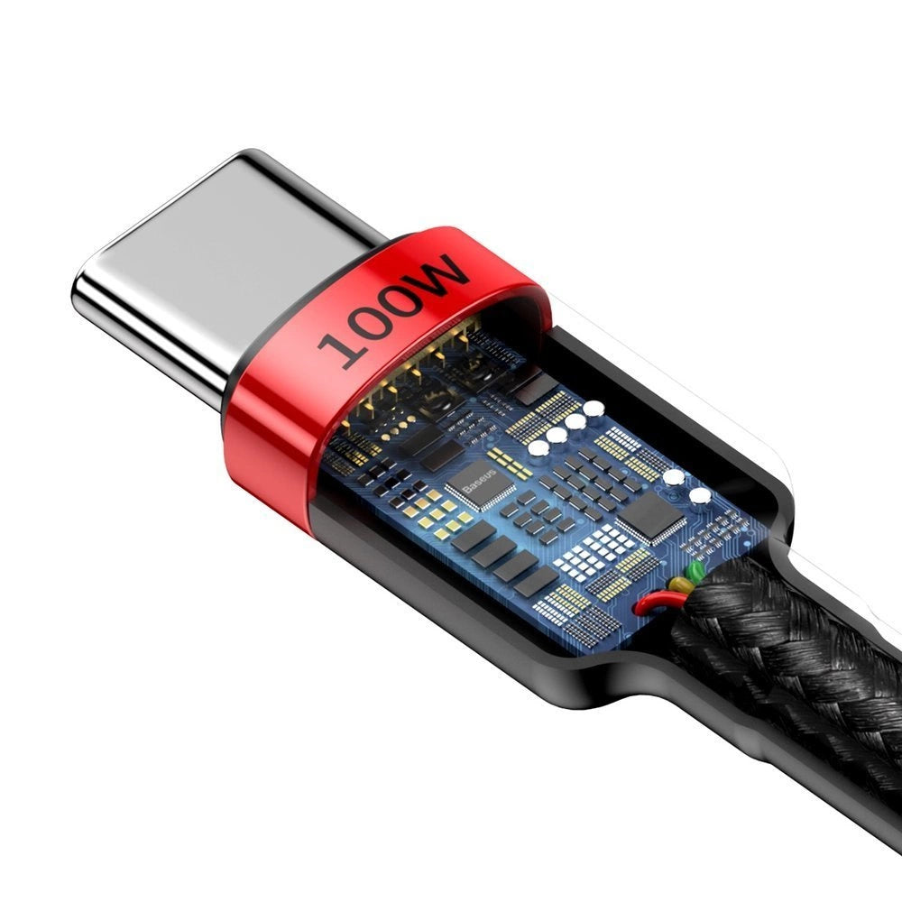 Kabel Baseus CATKLF-AL91 USB-C - USB-C PD QC 100W 5A 480Mb/s 2m – zdjęcie 5