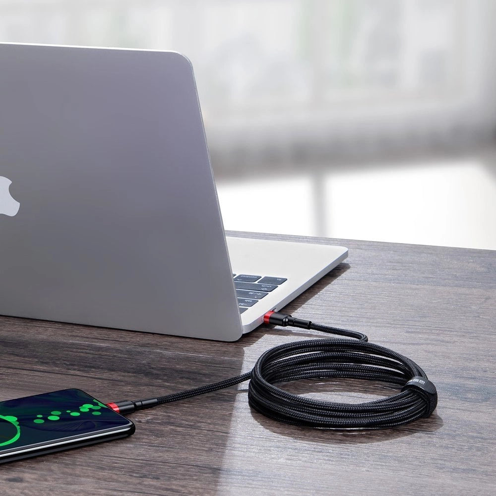 Kabel Baseus CATKLF-AL91 USB-C - USB-C PD QC 100W 5A 480Mb/s 2m – zdjęcie 6