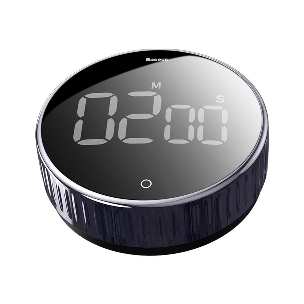 Baseus Heyo obrotowy minutnik czasomierz elektroniczny timer czarny – zdjęcie 5