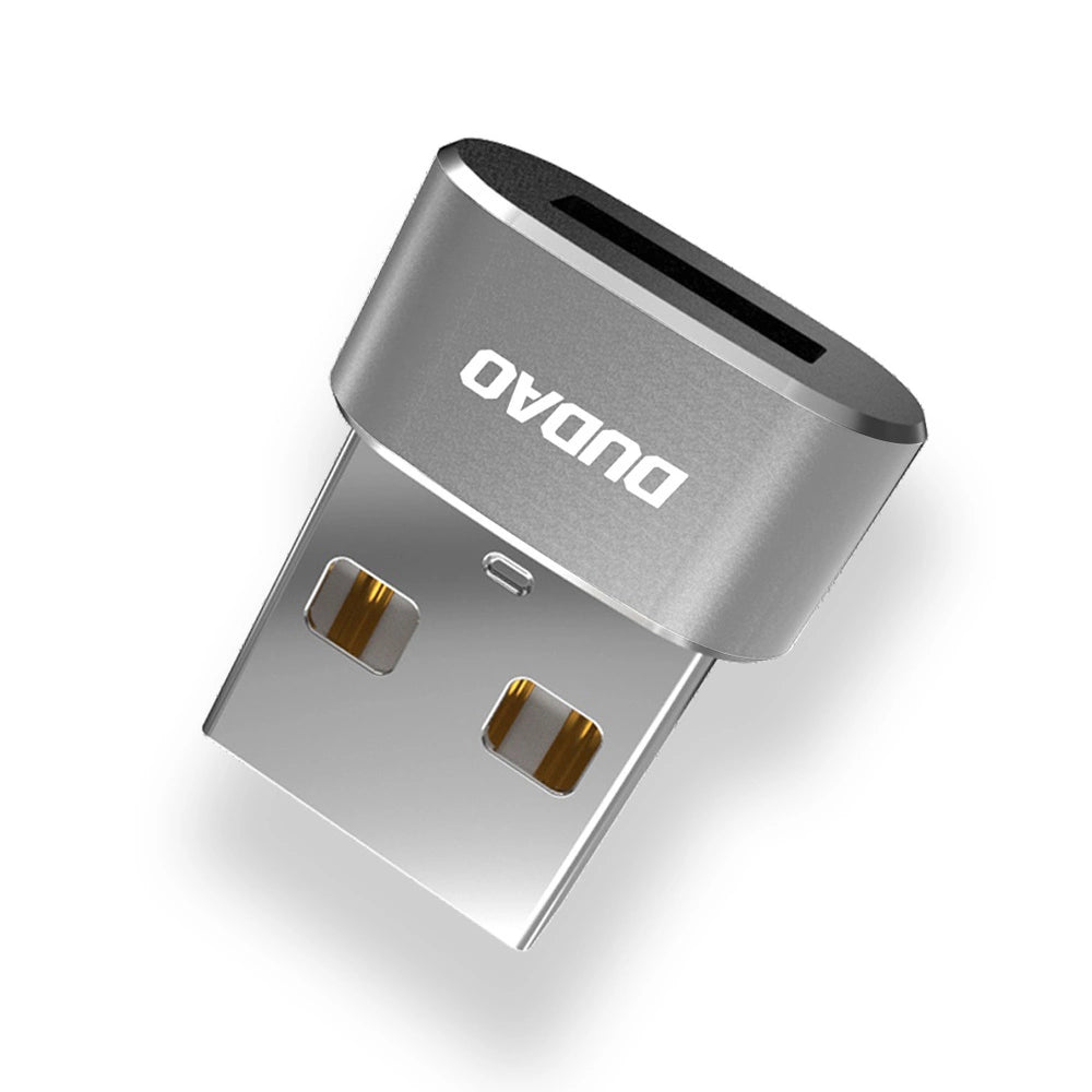 Dudao adapter przejściówka ze złącza USB Type-C na USB czarny (L16AC black) – zdjęcie 2