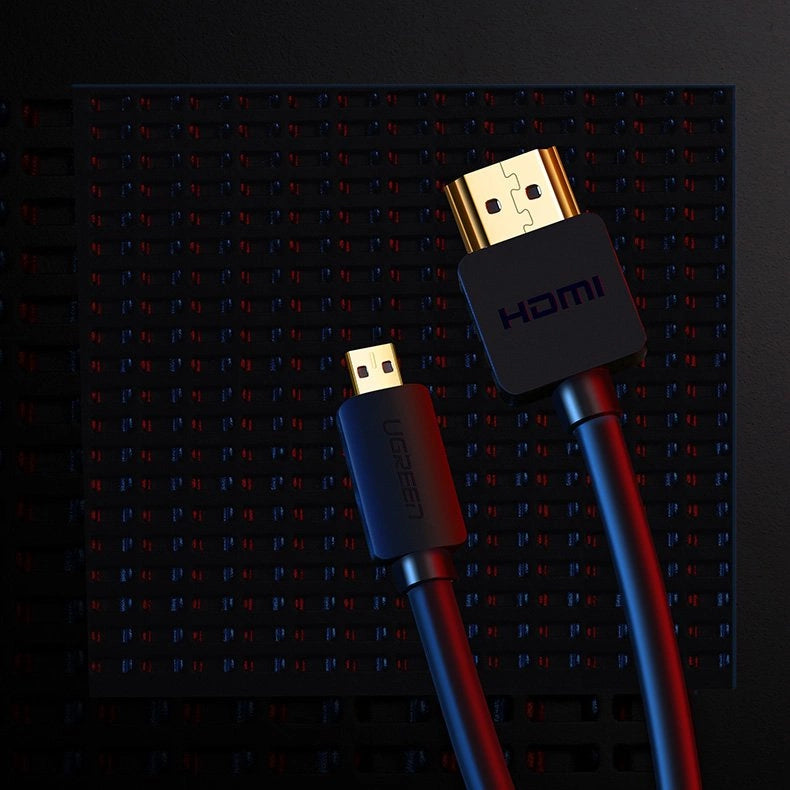 Ugreen kabel przewód HDMI - micro HDMI 19 pin 2.0v 4K 60Hz 30AWG 1,5m