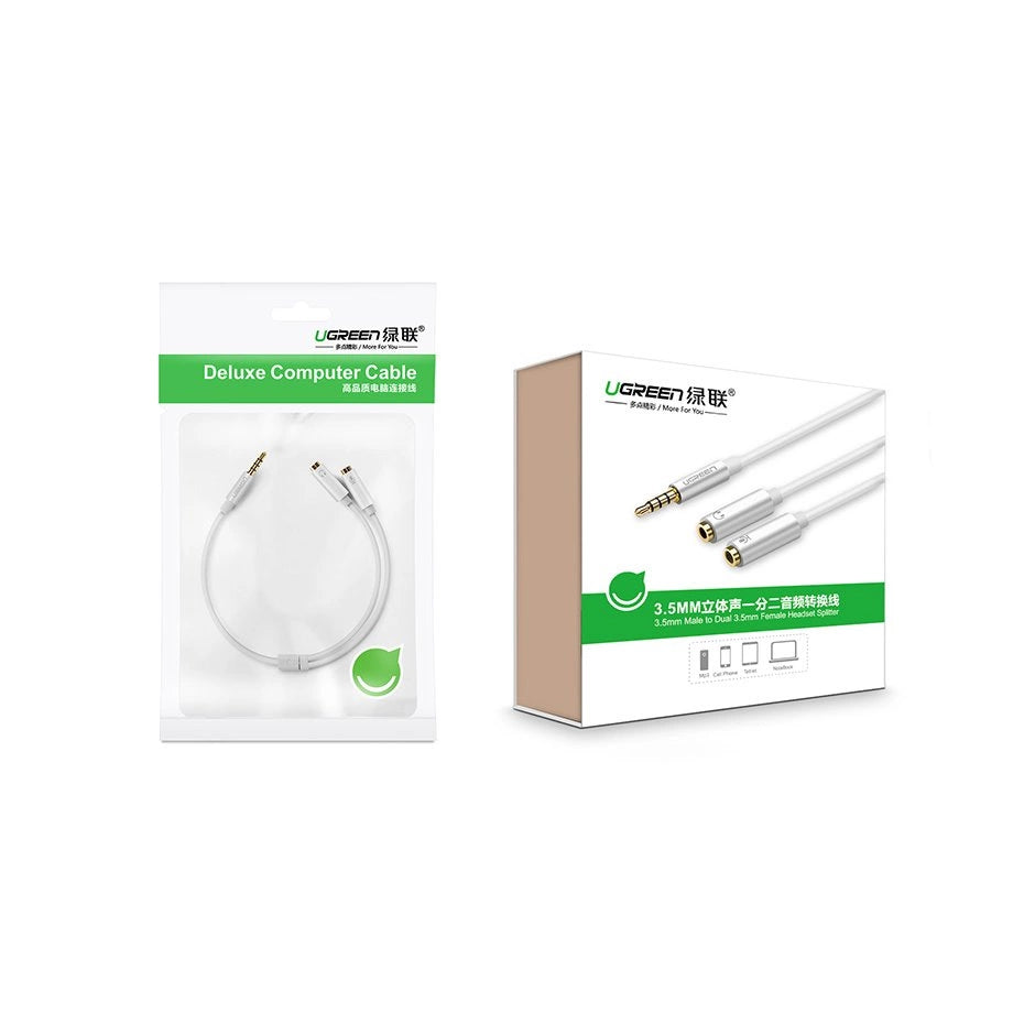 Ugreen kabel przewód rozdzielacz słuchawkowy 3,5 mm mini jack AUX mikrofon – zdjęcie 11