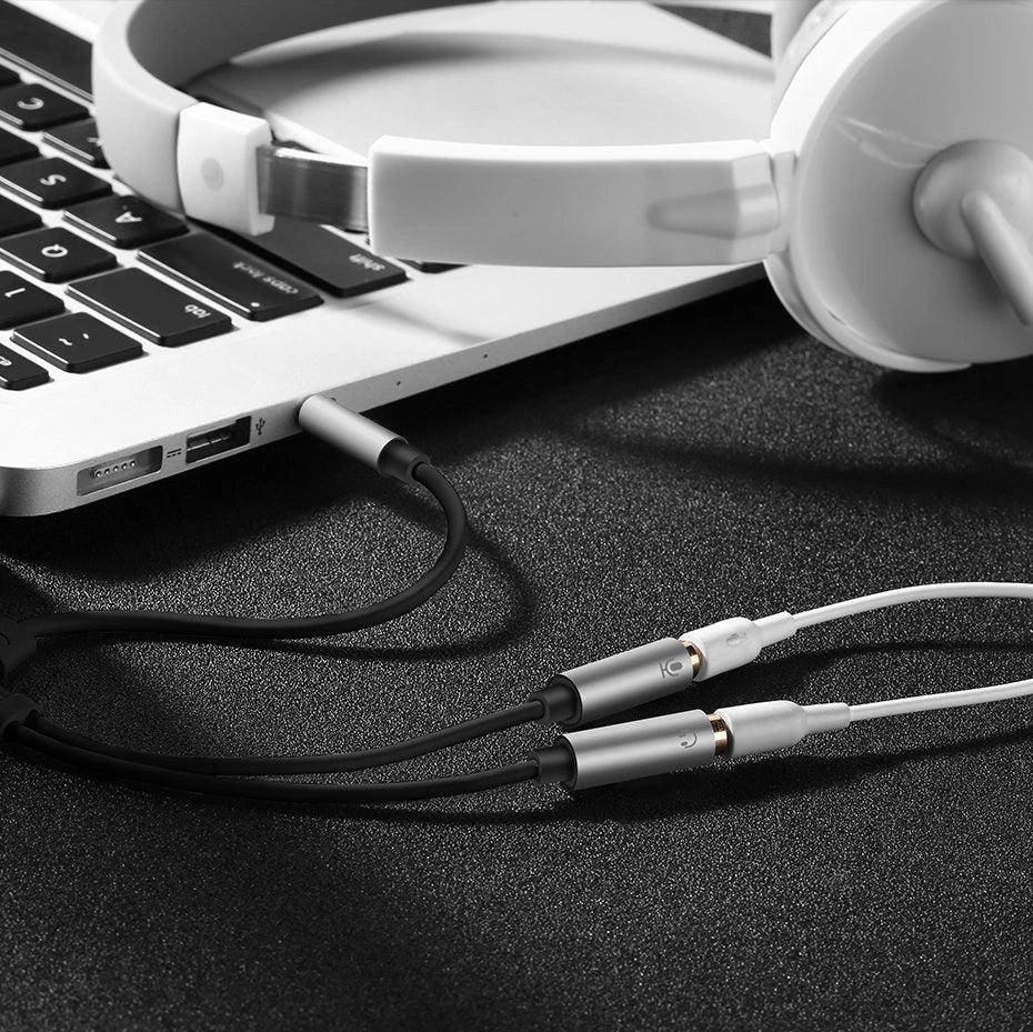 Ugreen kabel przewód rozdzielacz słuchawkowy 3,5 mm mini jack AUX mikrofon – zdjęcie 3