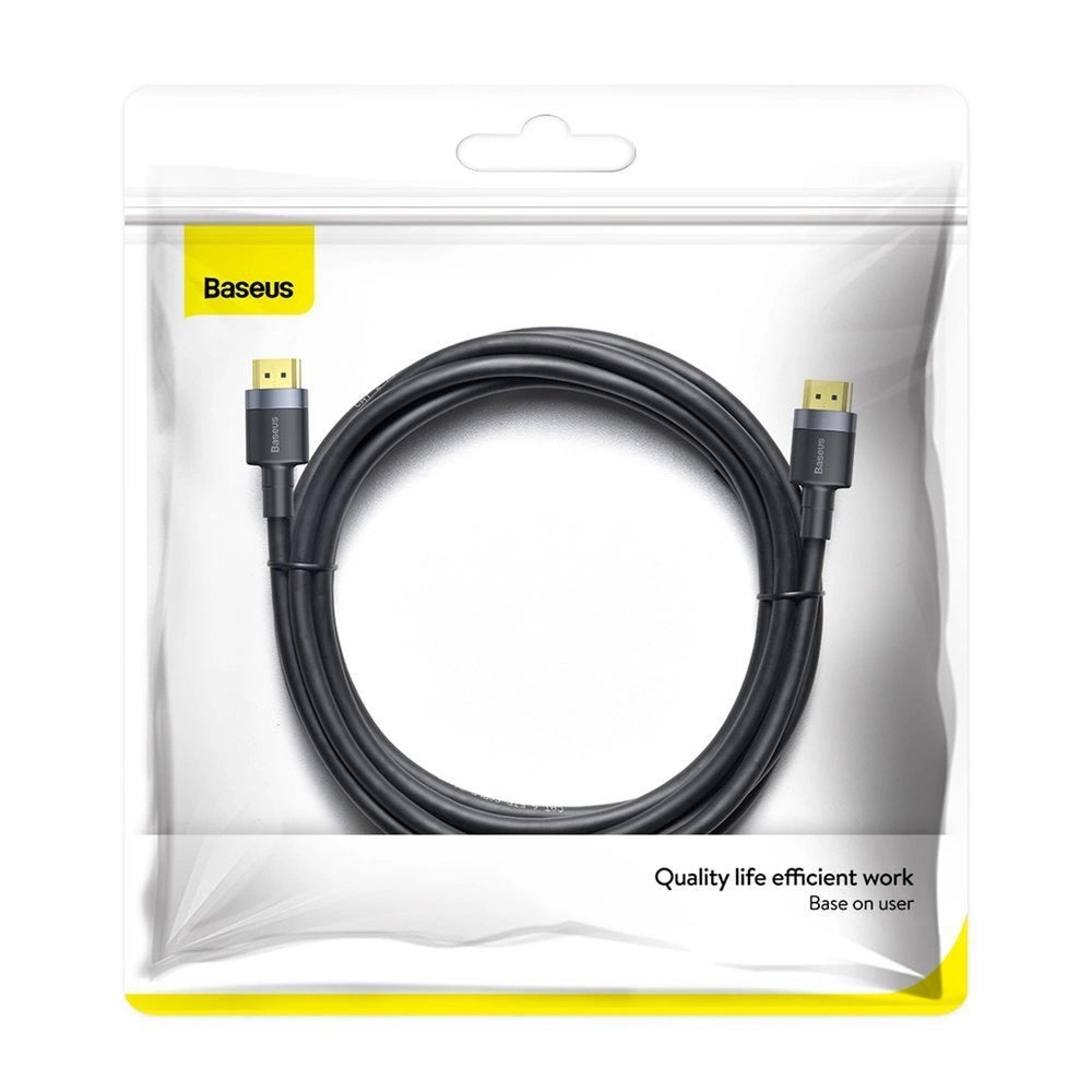 Kabel Baseus Cafule HDMI / HDMI 2.0 4K 60 Hz 3D 18 Gbps 3 m - czarny – zdjęcie 16