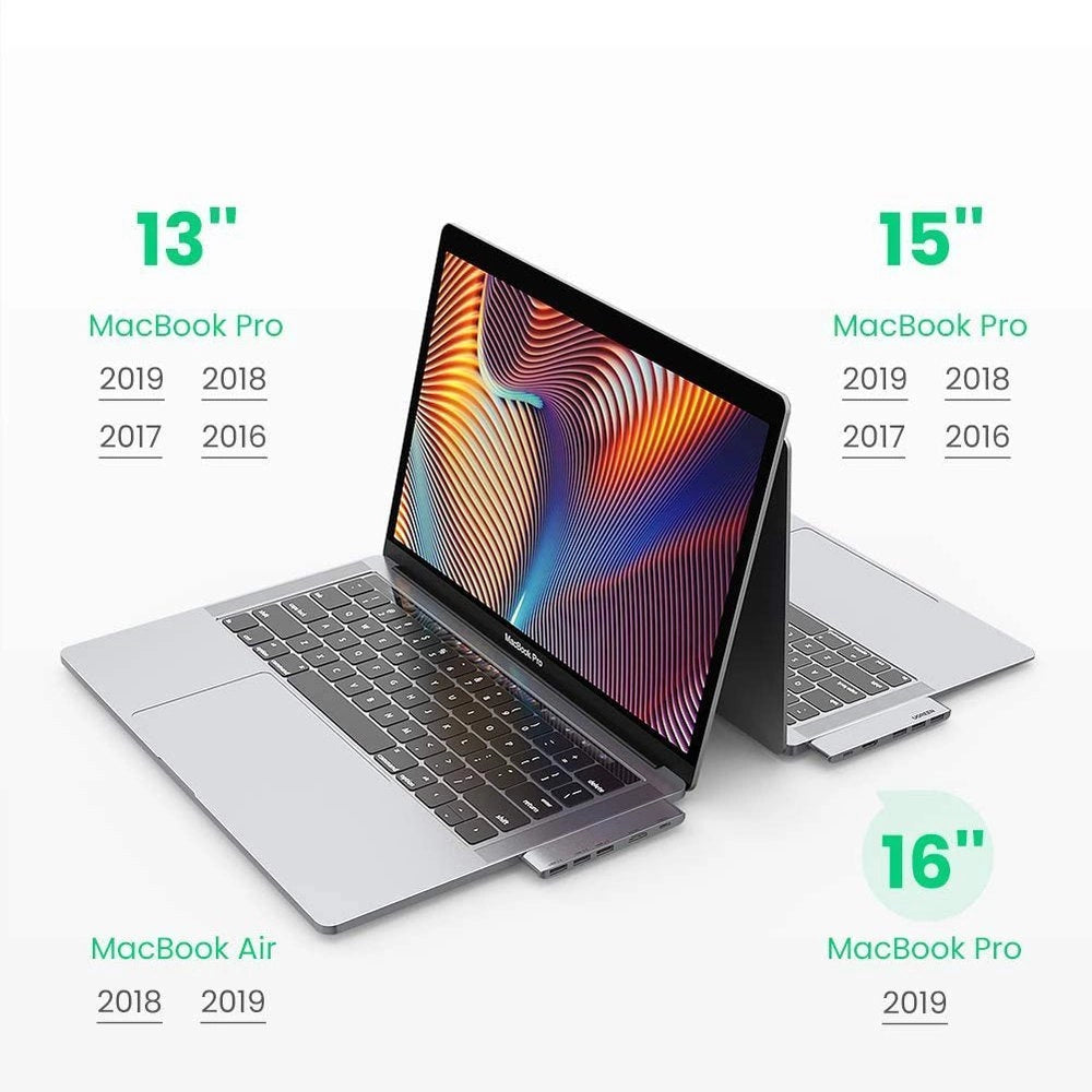 HUB Ugreen 60559 2x USB-C / USB-C PD do MacBook Pro / Air - szary – zdjęcie 13