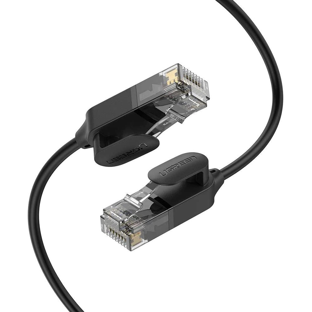 Kabel Ugreen NW122 70654 sieciowy Ethernet do 10Gb/s 5 m - czarny – zdjęcie 2