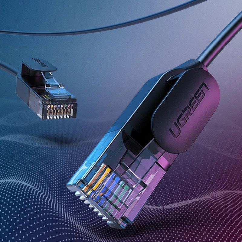 Kabel Ugreen NW122 70654 sieciowy Ethernet do 10Gb/s 5 m - czarny – zdjęcie 4