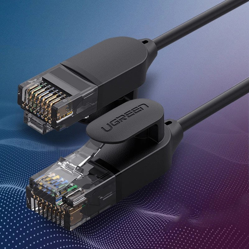 Kabel Ugreen NW122 70654 sieciowy Ethernet do 10Gb/s 5 m - czarny – zdjęcie 3