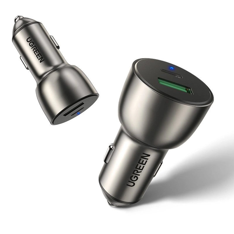 Ugreen ładowarka samochodowa USB / USB Typ C Quick Charge 3.0 Power – zdjęcie 2