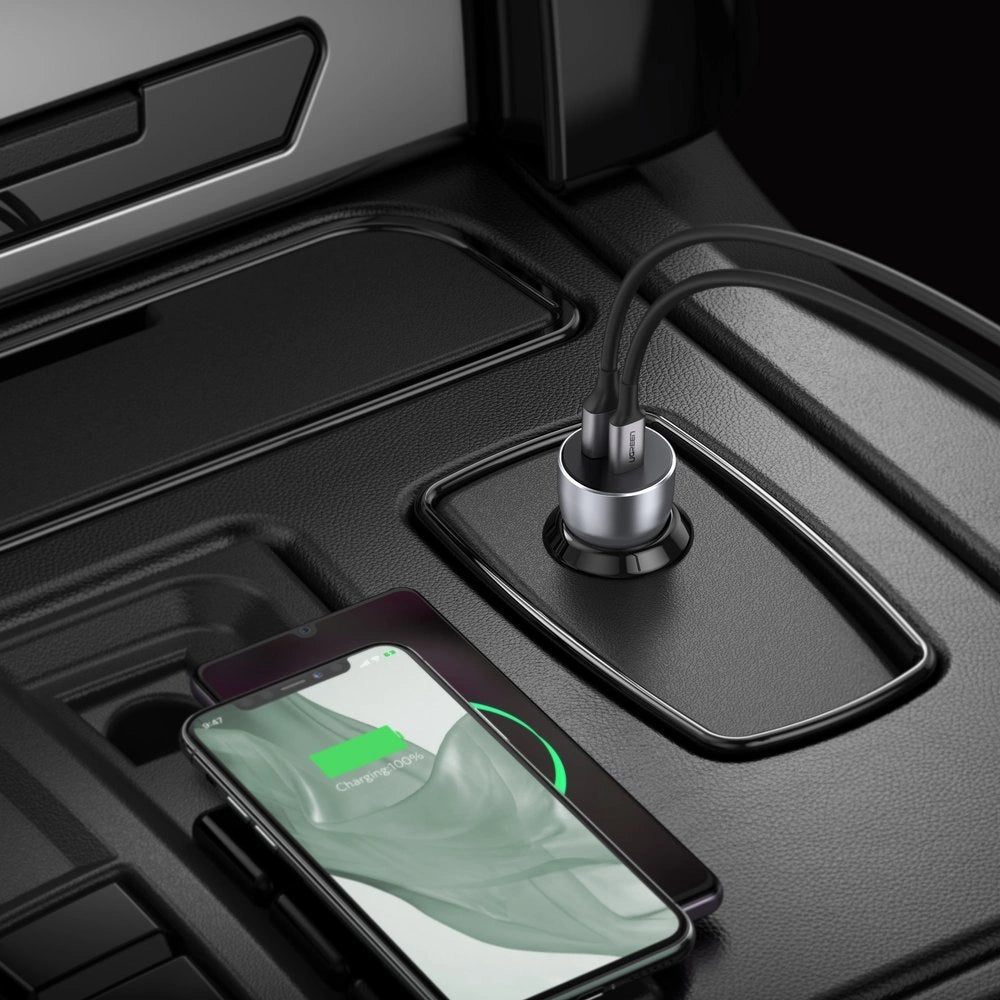 Ugreen ładowarka samochodowa USB / USB Typ C Quick Charge 3.0 Power – zdjęcie 8