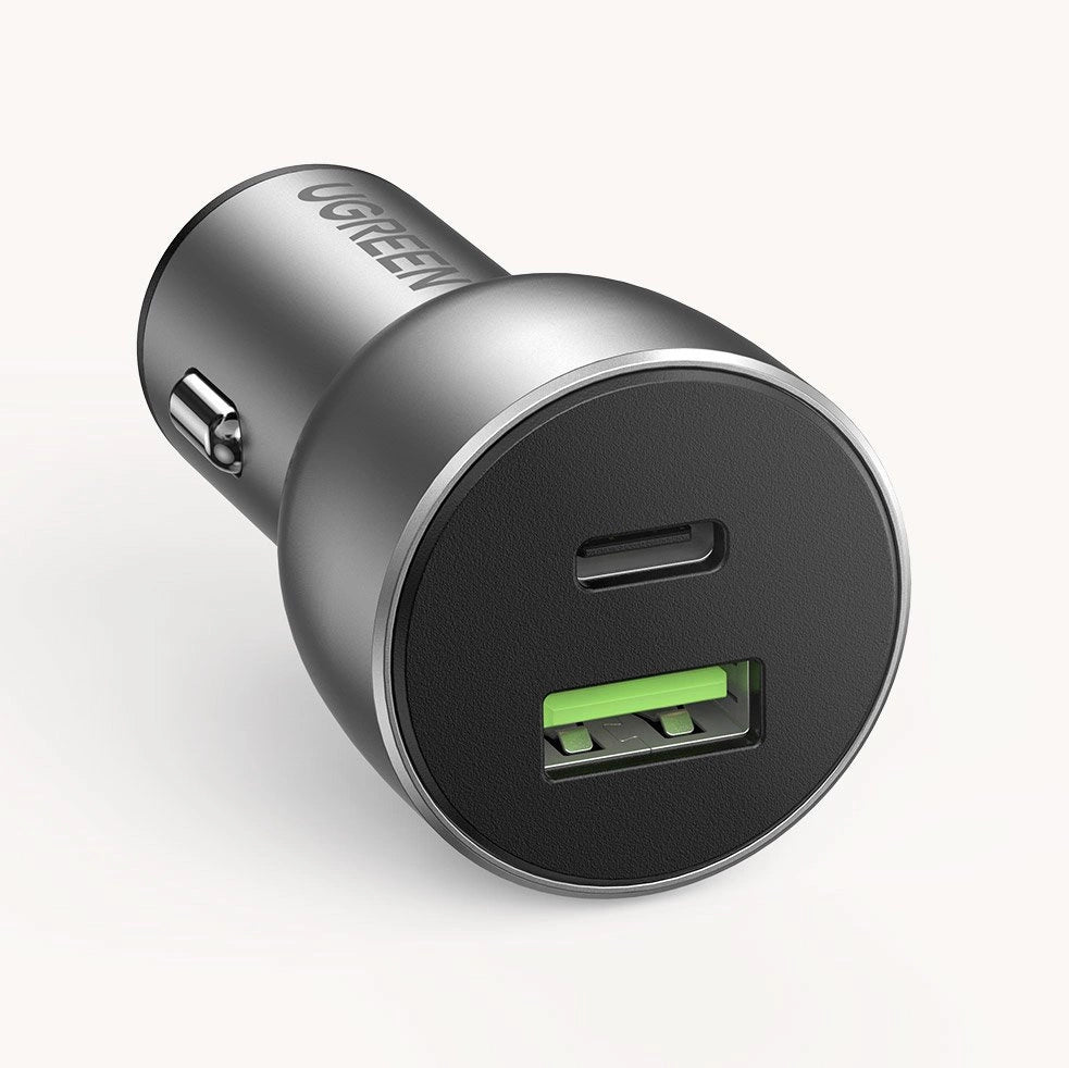 Ugreen ładowarka samochodowa USB / USB Typ C Quick Charge 3.0 Power – zdjęcie 4