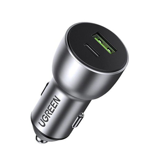 Ugreen ładowarka samochodowa USB / USB Typ C Quick Charge 3.0 Power
