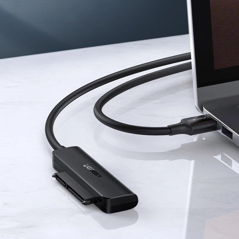 Ugreen adapter przejściówka dysku HDD SSD 2,5'' SATA III 3.0 - USB Typ C – zdjęcie 7