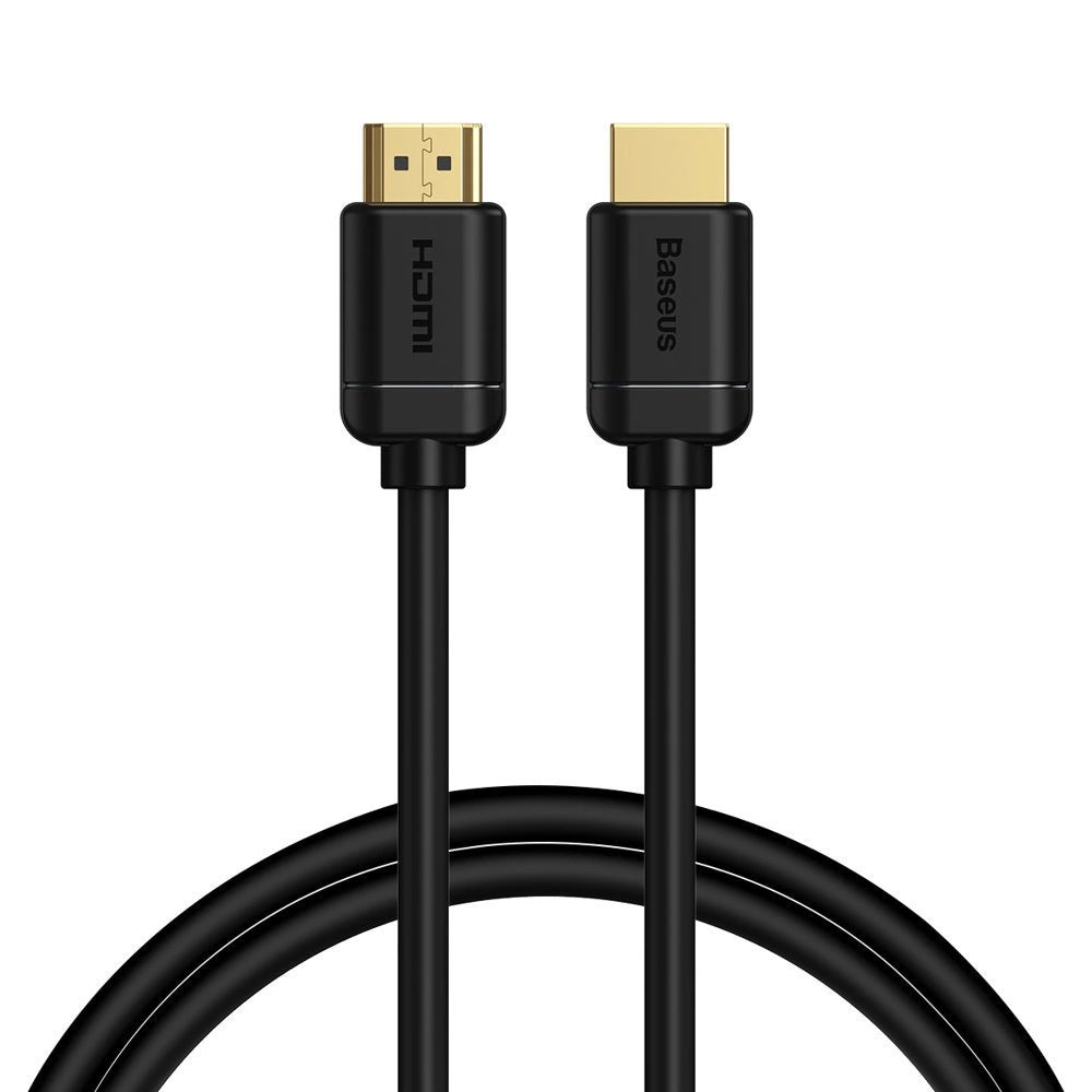 Baseus kabel przewód HDMI 2.0 4K 60 Hz 3D HDR 18 Gbps 1 m czarny