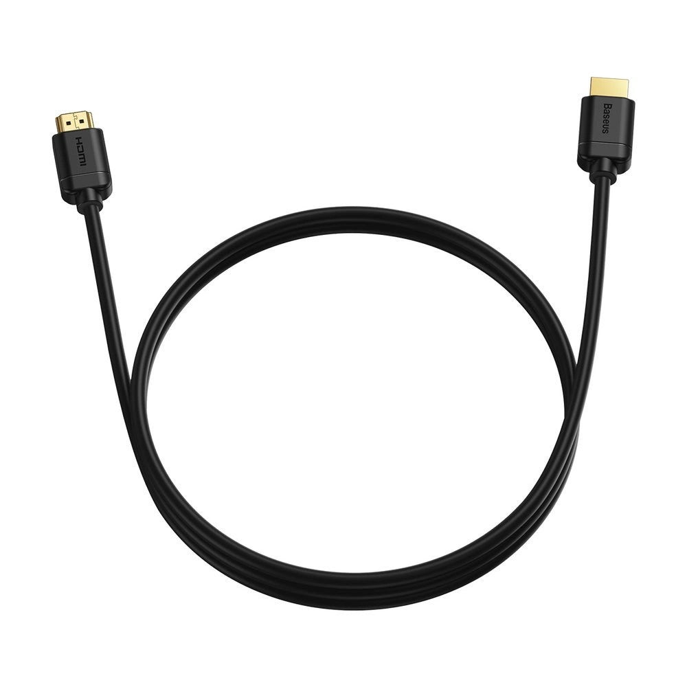 Baseus kabel przewód HDMI 2.0 4K 60 Hz 3D HDR 18 Gbps 2 m czarny