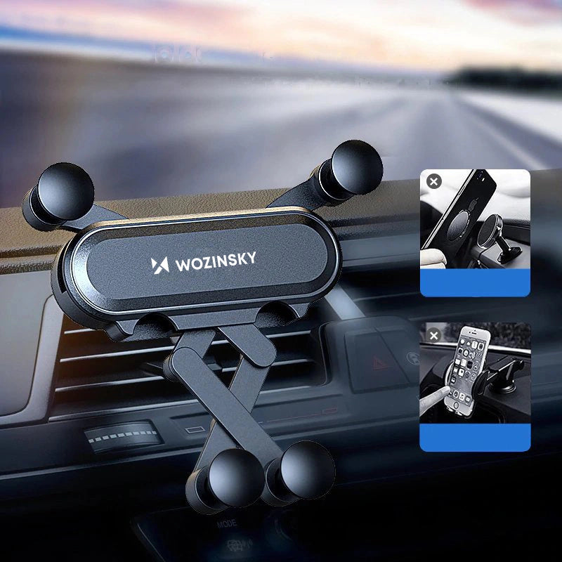 Wozinsky uchwyt na telefon do na kratkę wentylacyjną czarny (WCH-05) – zdjęcie 12