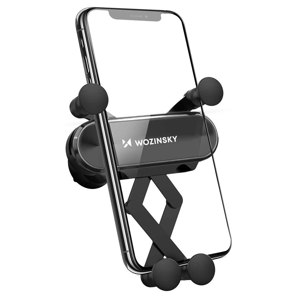 Wozinsky uchwyt na telefon do na kratkę wentylacyjną czarny (WCH-05) – zdjęcie 6