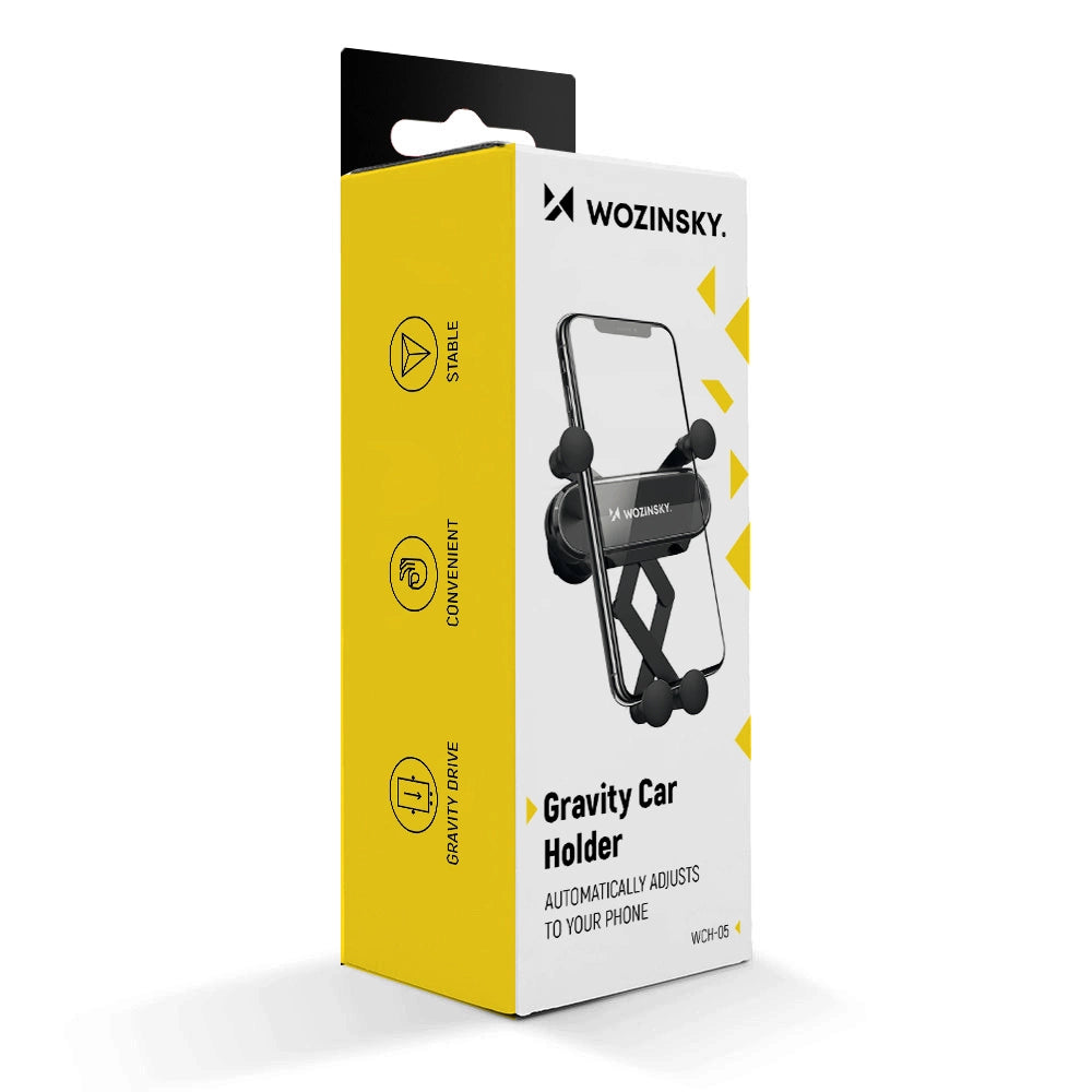 Wozinsky uchwyt na telefon do na kratkę wentylacyjną czarny (WCH-05) – zdjęcie 10