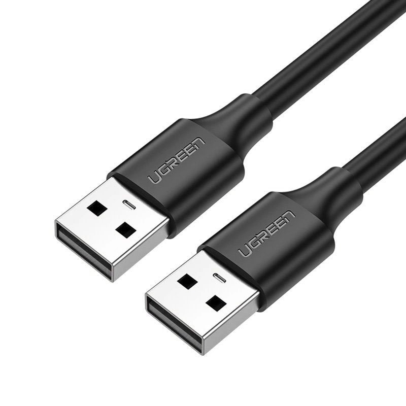 Ugreen kabel przewód USB 2.0 (męski) - USB 2.0 (męski) 0,5 m czarny (US128
